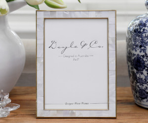 Belle Mother of Pearl Photo Frame 5x7