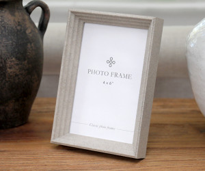 Sandstone Ridged Photo Frame 4x6