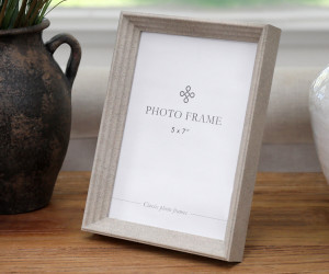 Sandstone Ridged Photo Frame 5x7