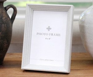 Limestone Ridged Photo Frame 4x6