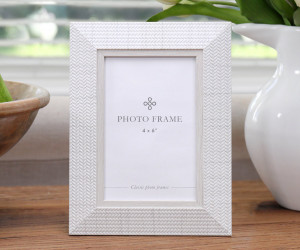 Eastview White Photo Frame 4x6