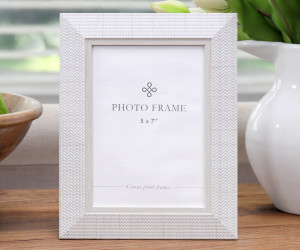Eastview White Photo Frame 5x7