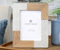 Coogee Sandstone & Wood Photo Frame