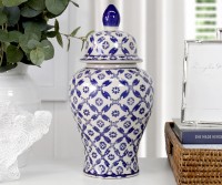 Thornton Blue & White Ginger Jar