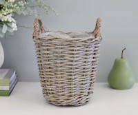 Hudson Grey Willow Planter Basket - Medium