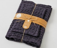 Altona Waffle Hand Towel Set - Ink Blue