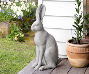 Harold the Hare Sculpture - Grey