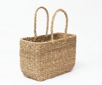 Riverstone Seagrass Tote - Medium