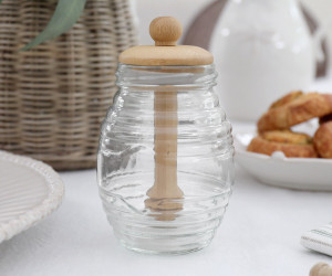 Dorset Glass Honey Jar