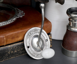 Eloise Silver Round Single Hook