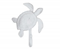 White Sea Turtle Wall Hook