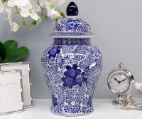 Madeline Floral Ginger Jar - Tall