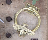 Brass French Bee Door Knocker