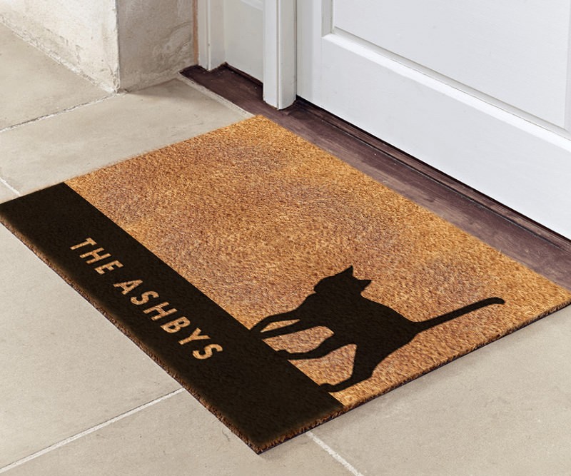 Custom Large Cat Doormat - 90x55cm