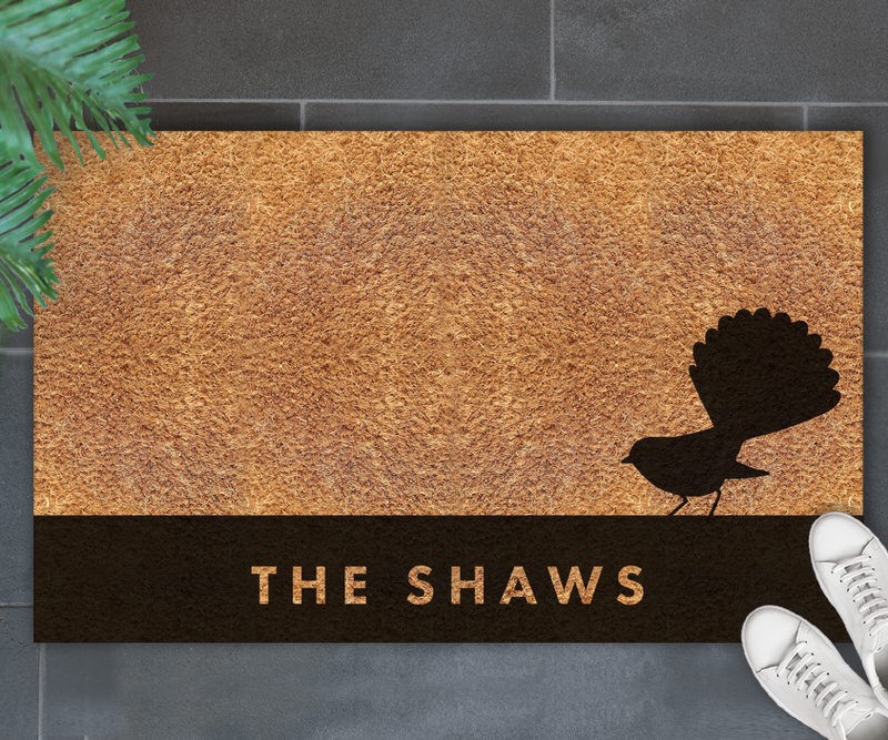 Custom Large Willy Wagtail Doormat - 90x55cm