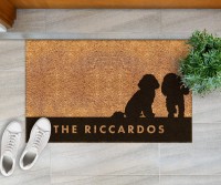 Custom Large Cavoodle Friends Doormat - 90x55cm