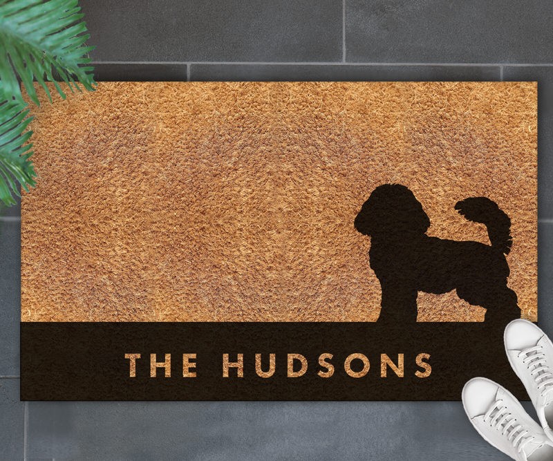 Custom Large Cavoodle Dog Doormat - 90x55cm