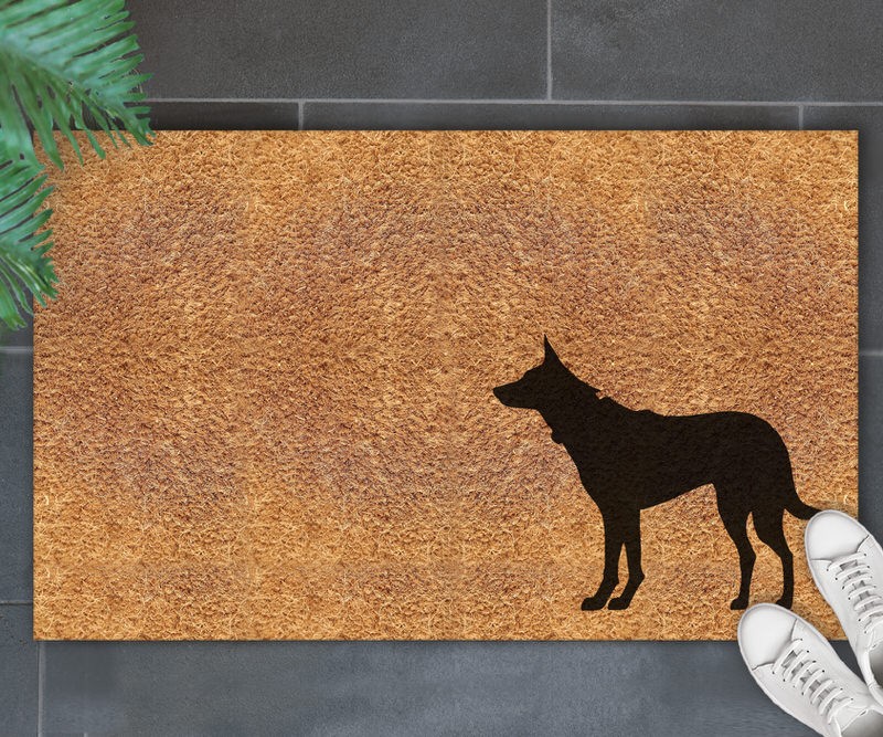 Large Kelpie Dog Doormat - 90x55cm