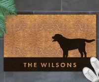 Custom Large Labrador Dog Doormat - 90x55cm