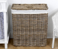 Allingham Rattan Double Laundry Hamper