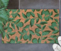 Riviera Green Leaves Doormat - 75x45cm