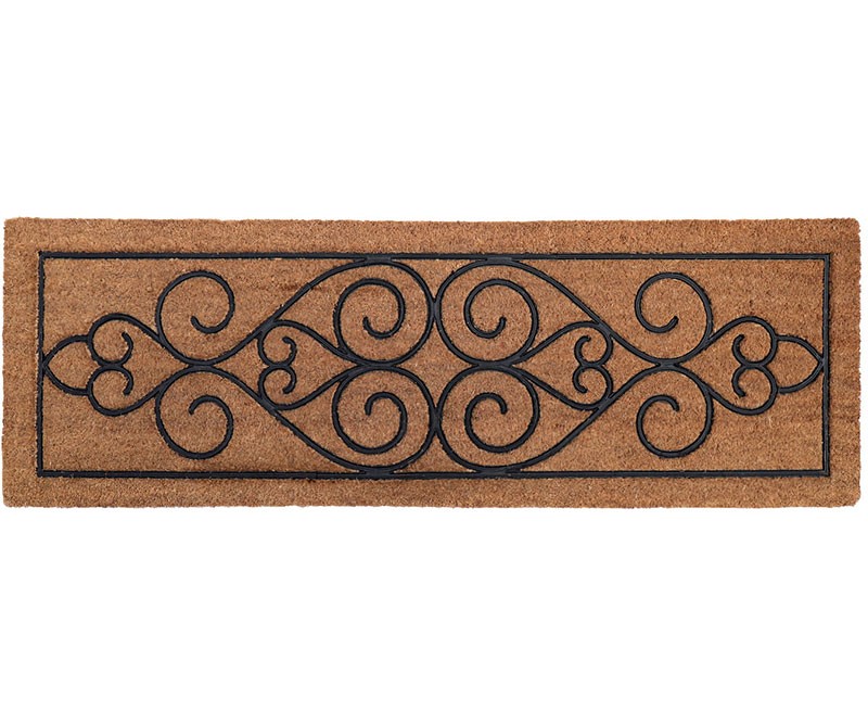 Chadstone Long Coir & Rubber Doormat - 120x40cm