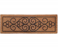 Chadstone Long Coir & Rubber Doormat - 120x40cm