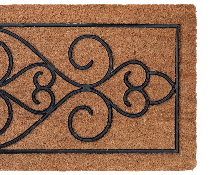 Chadstone Long Coir & Rubber Doormat - 120x40cm