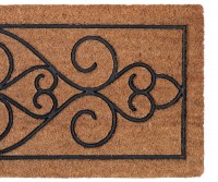 Chadstone Long Coir & Rubber Doormat - 120x40cm