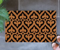 Fleur de Lys Pattern Doormat