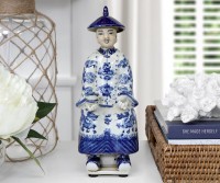 Dynasty Porcelain Seated Man III