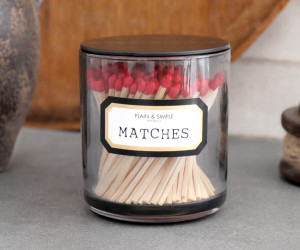 Smoked Grey Jar of Matches