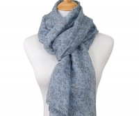 Spring Meadow Scarf - Blue