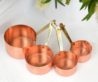 Set 4 Copper Measuring Cups