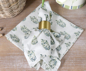 Set 4 Samara Denim Blue Napkins