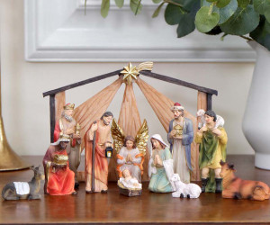 Star of Peace Nativity Set 12 Piece