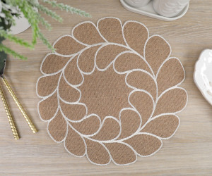 Set 4 Orlando Wreath Placemats