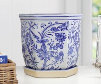 Cotswold Floral Planter Pot - Medium