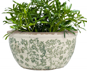 Large Hayward Green Shallow Planter