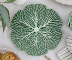 Savoy Cabbage Leaf Plate