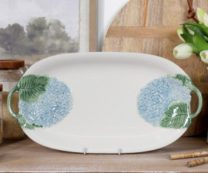 Heaven Blue Hydrangea Platter