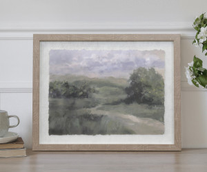 Hampstead Landscape Framed Print