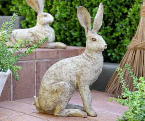 Sitting Bramley Hare Garden Sculpture