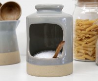 Kirby Grey Stoneware Salt Pig