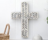 Sari Mother of Pearl Inlay Cross