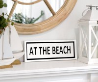 'At the Beach' Wall Sign