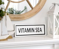 'Vitamin Sea' Wall Sign