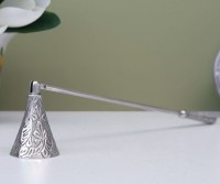 Les Fleurs Silver Candle Snuffer
