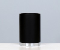 Noir Black & Chrome Tumbler