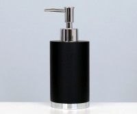 Noir Black & Chrome Soap Dispenser